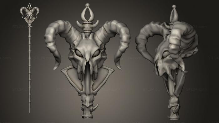 Mask (Skull of corruption, MS_0132) 3D models for cnc